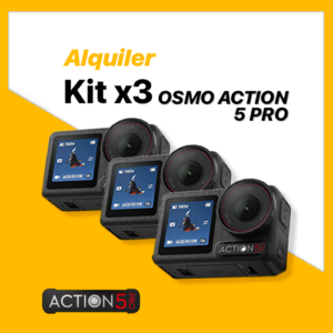 Alquiler camara DJI Osmo Action 5 Pro mejora con relación a el alquiler de cámaras gopro